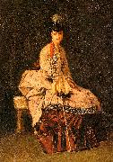  Jules-Adolphe Goupil Lady Seated oil